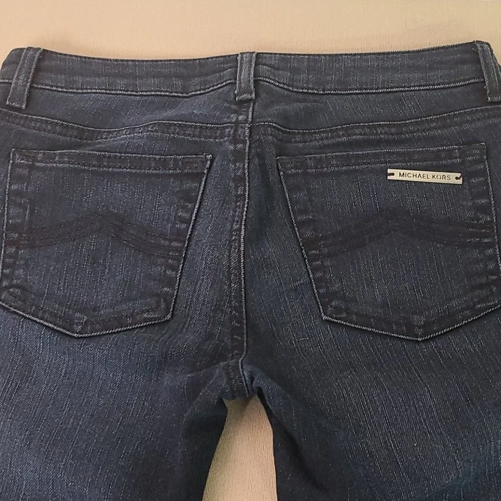 MICHAEL KORS  DARK SKINNY JEANS SZ 2 - Picture 4 of 9